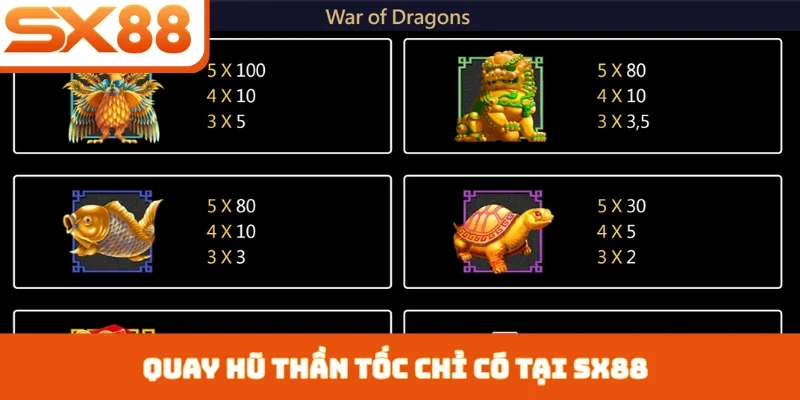 Quay hũ thần tốc chỉ có tại SX88