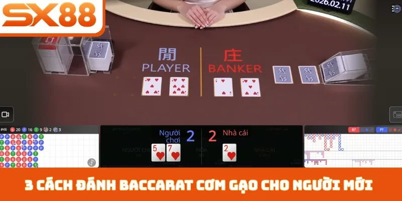 Cách đánh baccarat cơm gạo